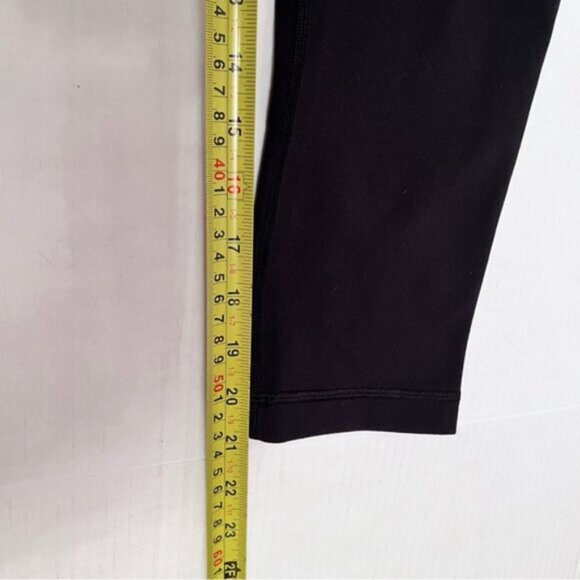 Lululemon Wunder Under Crop (Hi-Rise) *Full-On Luon 21"Black  EUC - Picture 6 of 15